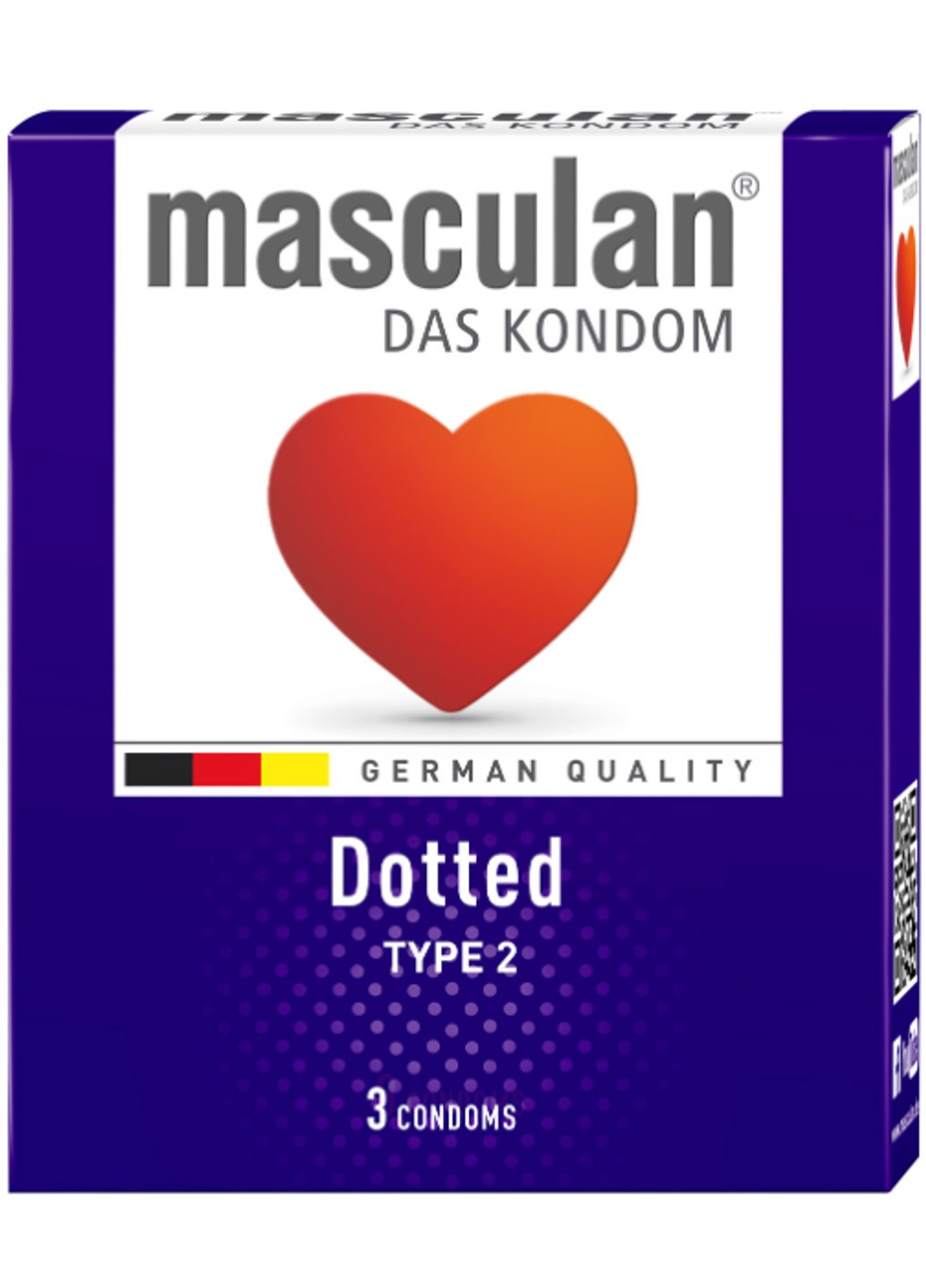 Презервативи "Dotted" - (3шт) Masculan (272289378)