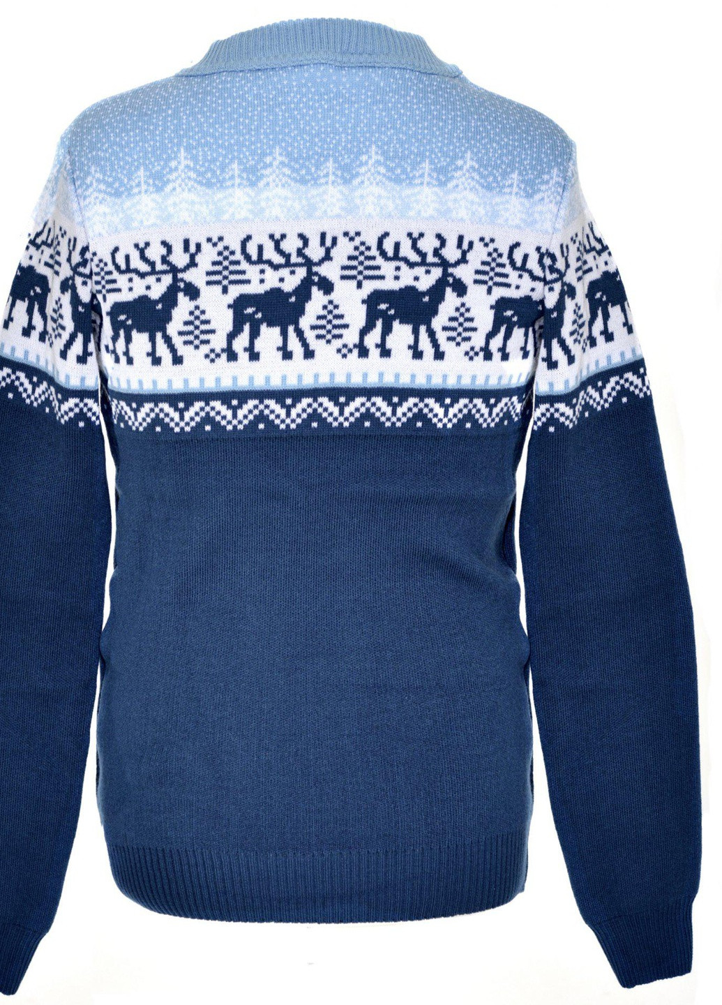 Синій светри светр олені (11027)18732-731 Lemanta