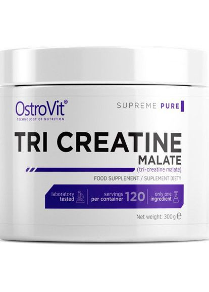 Креатин Tri Creatine Malate 300 g (Pure) Ostrovit (260062074)
