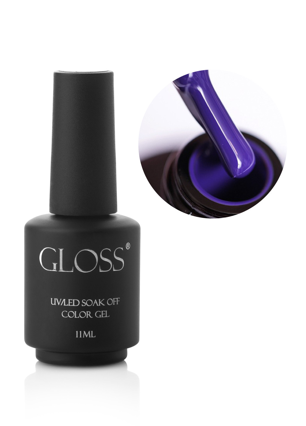 Гель-лак GLOSS 303 (класичний фіолетовий), 11 мл Gloss Company темний (269462421)