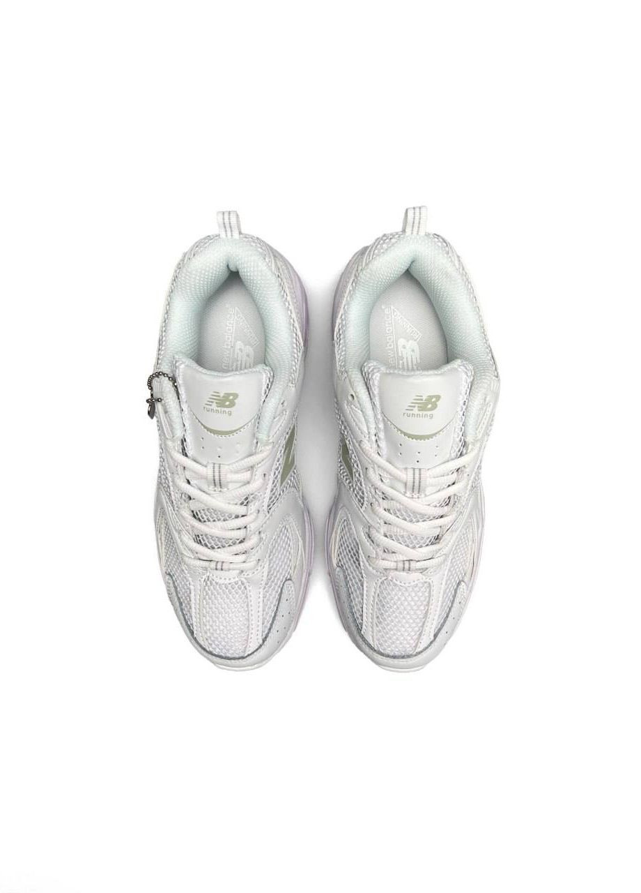 Білі осінні кросівки жіночі, вьетнам New Balance 530 All White Premium W