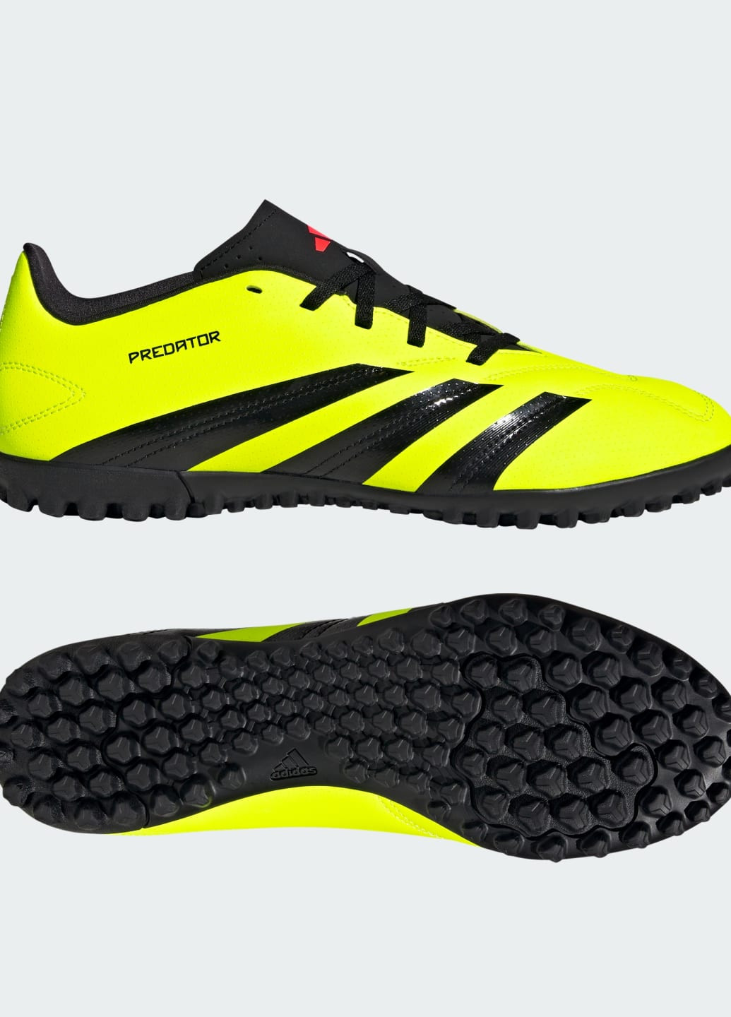 Желтые всесезонные бутсы predator 24 club turf adidas