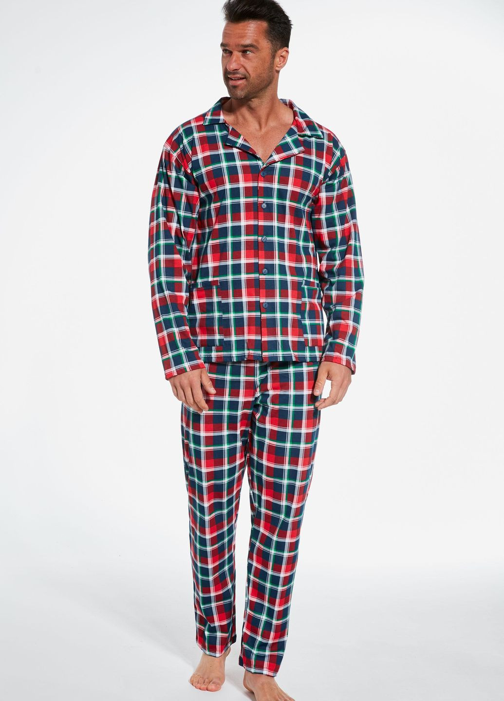 Пижама мужская 253 Jimmie XXL сине-красный 905-23 Cornette (264643869)