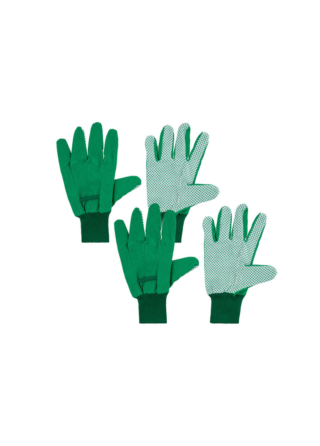 Садові рукавички 2 пари 7 зелений Parkside (258206050)