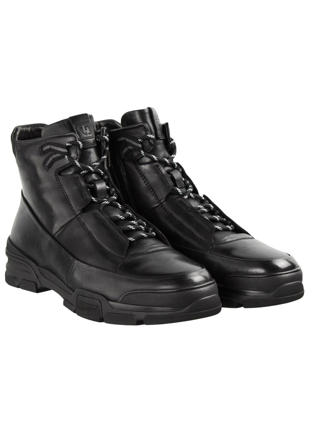 Черные зимние мужские ботинки 199751 Cosottinni