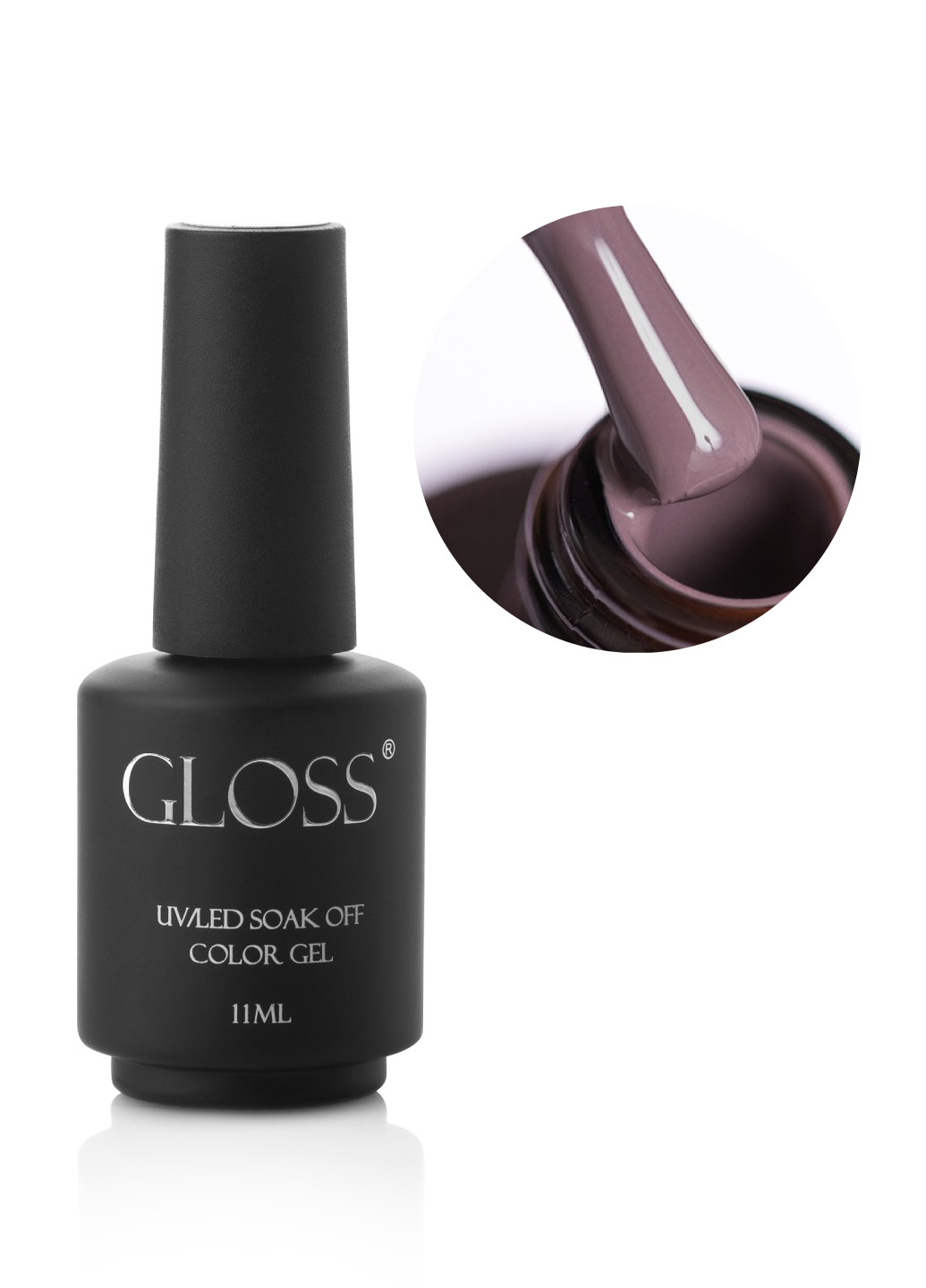 Гель-лак GLOSS 108 (лилово-коричневый), 11 мл Gloss Company пастель (269462430)