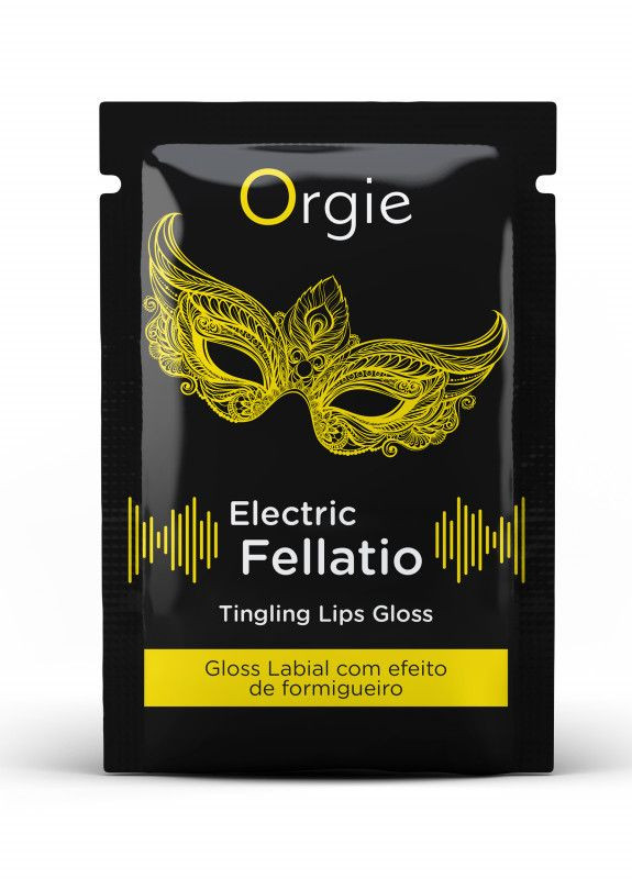 Возбуждающий блеск для губ с эффектом вибрации (жидкий вибратор) «ELECTRIC FELLATIO», 2 мл. Orgie (275332452)