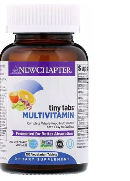 Multivitamin 192 Veg Tabs NC0362 New Chapter (256725562)