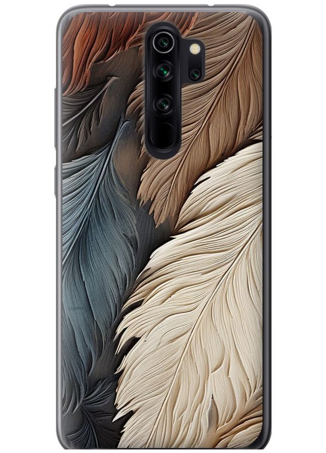 2D пластиковий чохол 'Листя в стилі бохо' для Endorphone Xiaomi Redmi Note 8 Pro (265395094)