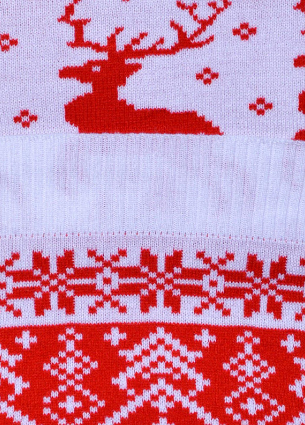 Красный светри светр з оленями (9008411)18848-686 Lemanta