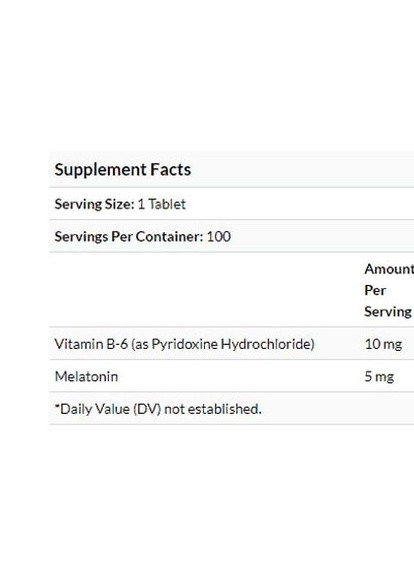 Melatonin Time Release, Extra Strength 5 mg 100 Tabs NTL-04837 Natrol (256723147)