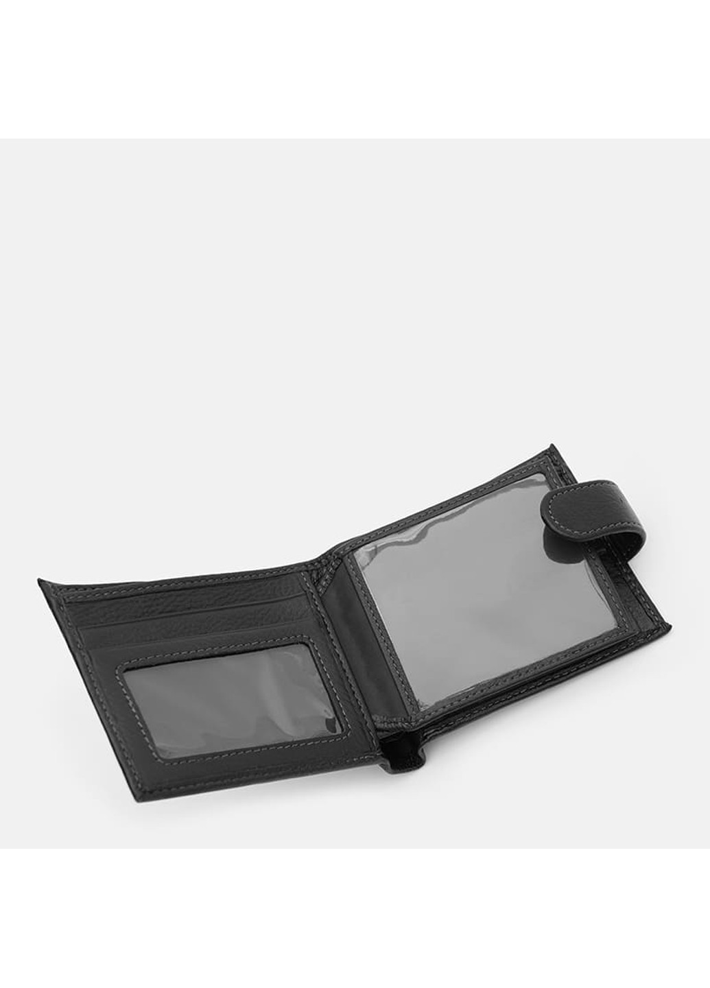 Чоловічий шкіряний портмоне K12020-4bl-black Ricco Grande (266143582)