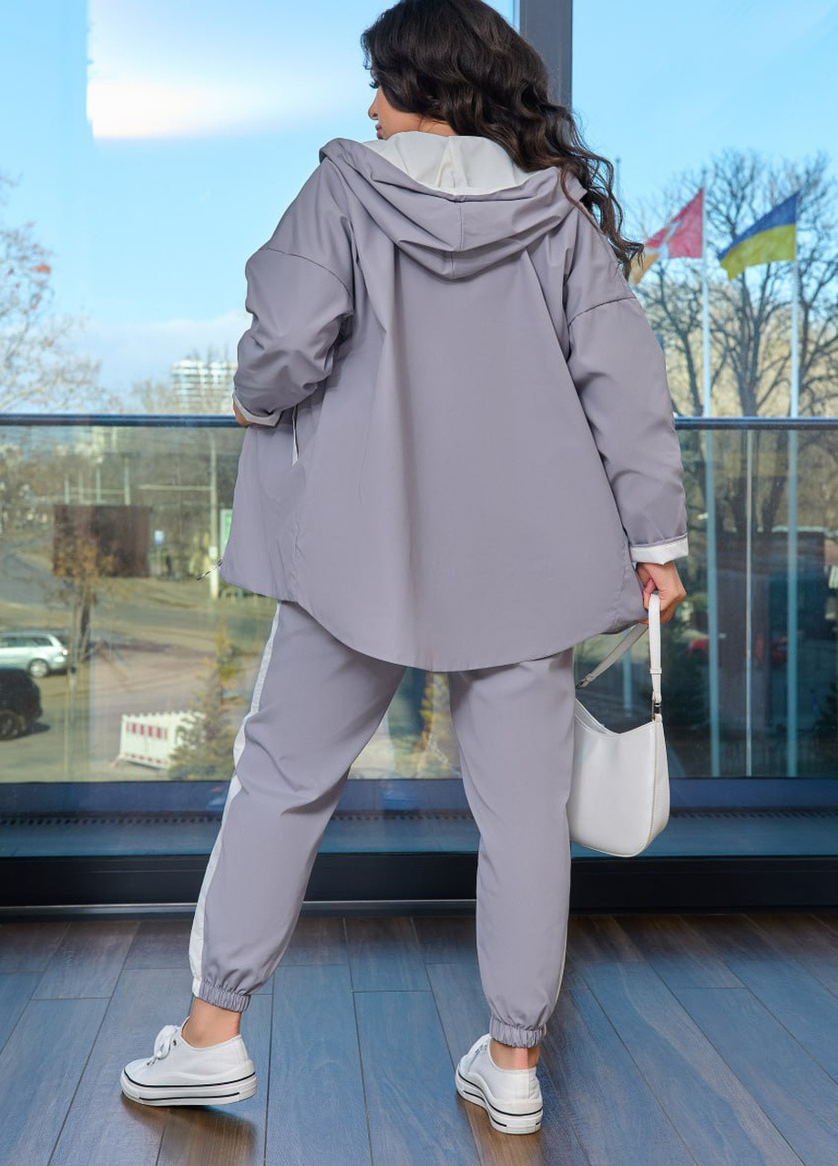 Женский спортивный костюм серого цвета р.48/50 407335 New Trend (259214446)
