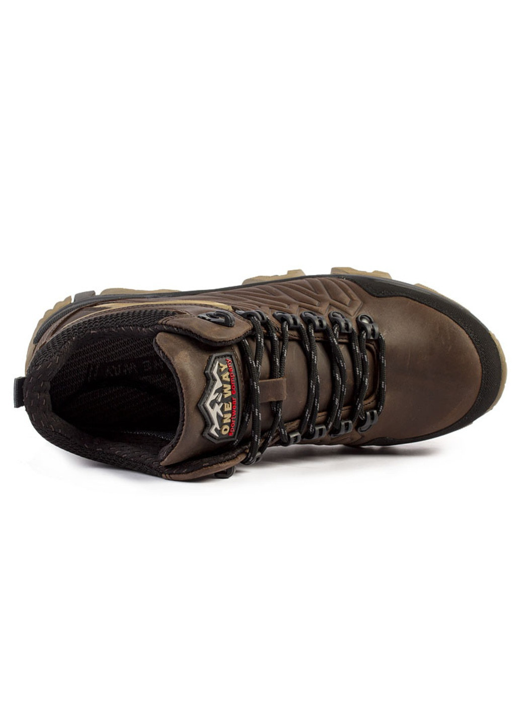 Коричневые зимние ботинки мужские бренда 9500830_(1) One Way