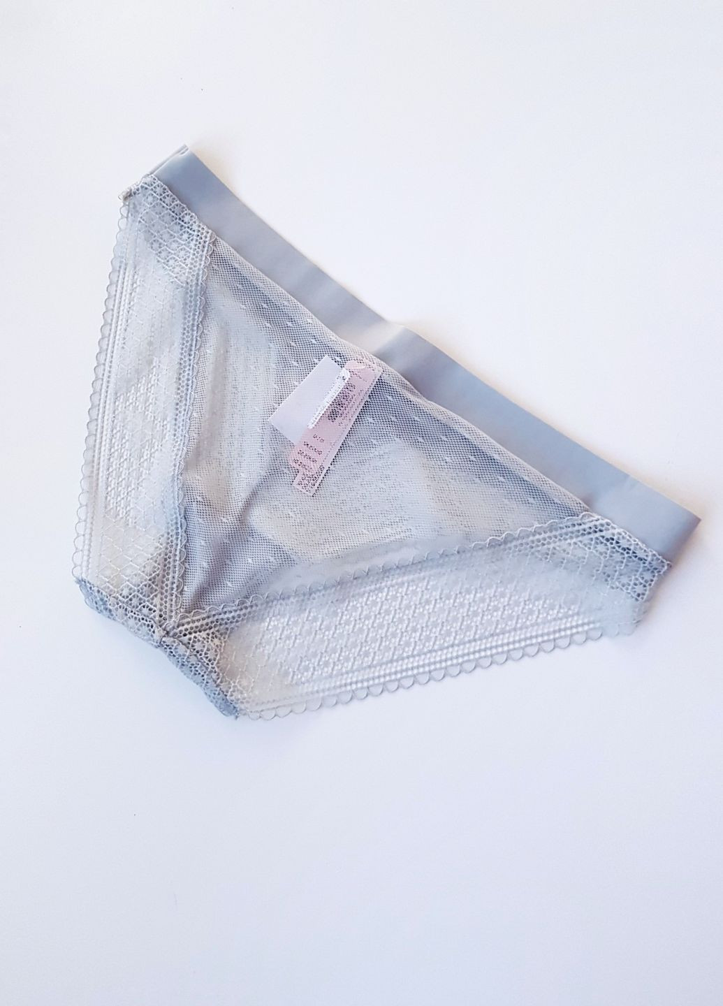 Трусики женские ажурные Victoria`s Secret Серые Victoria's Secret (261855757)