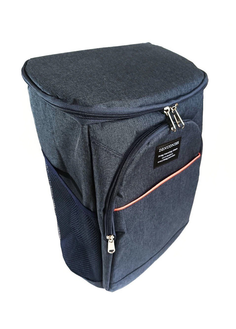 Термо рюкзак сумка-холодильник 20 литров, DENUONISS, синий No Brand (258472180)