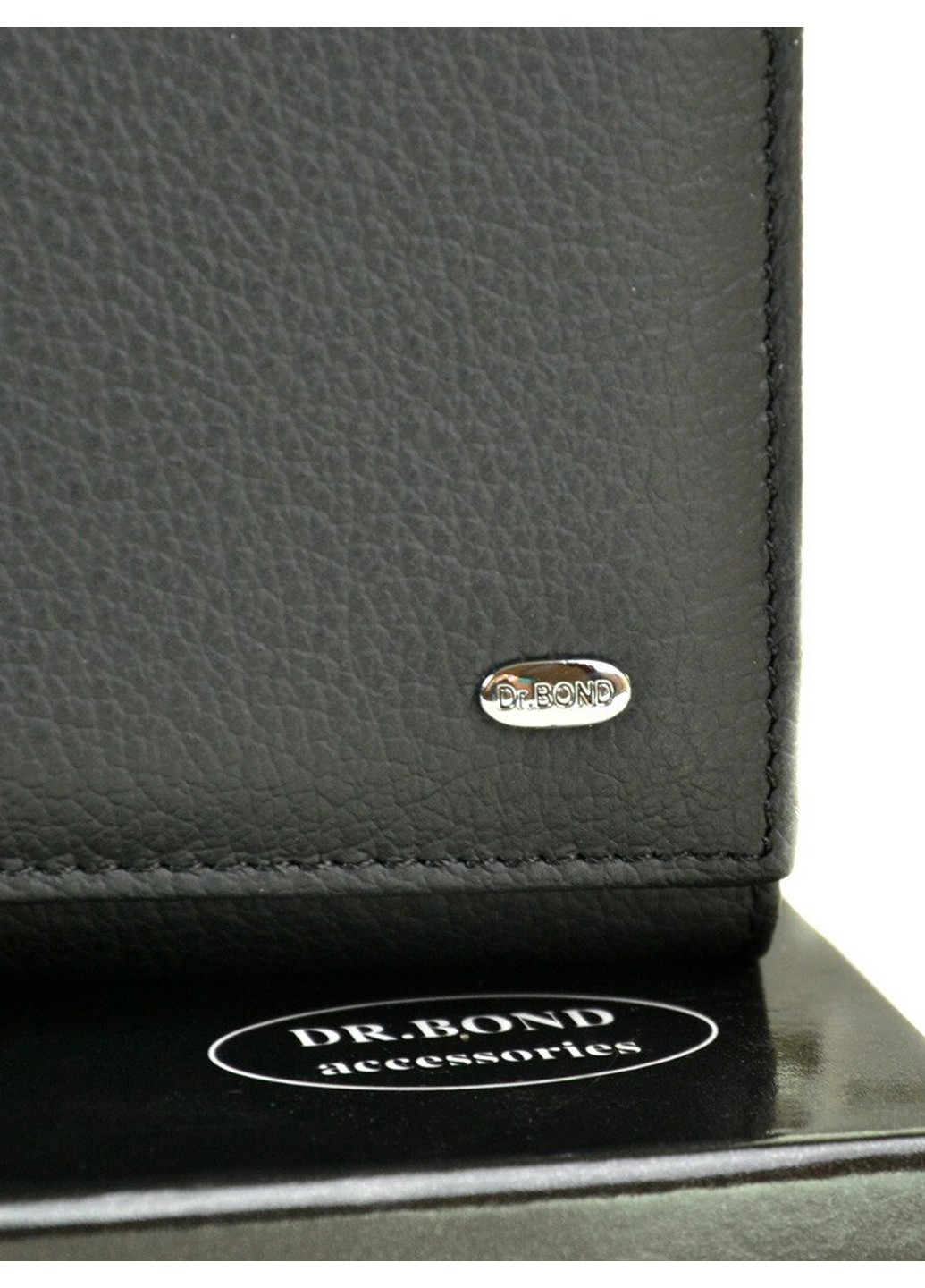 Кожаный кошелек Classik W1-V-2 black Dr. Bond (261551112)