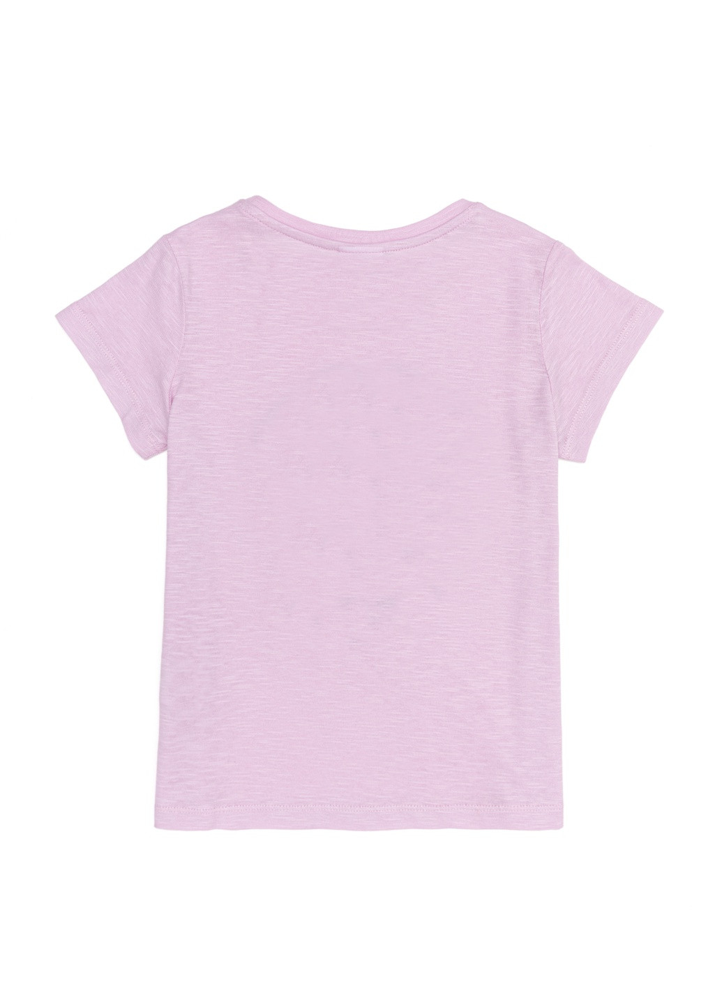 Розовая детская футболка-футболка u.s/ polo assn. на девочку для девочки U.S. Polo Assn.