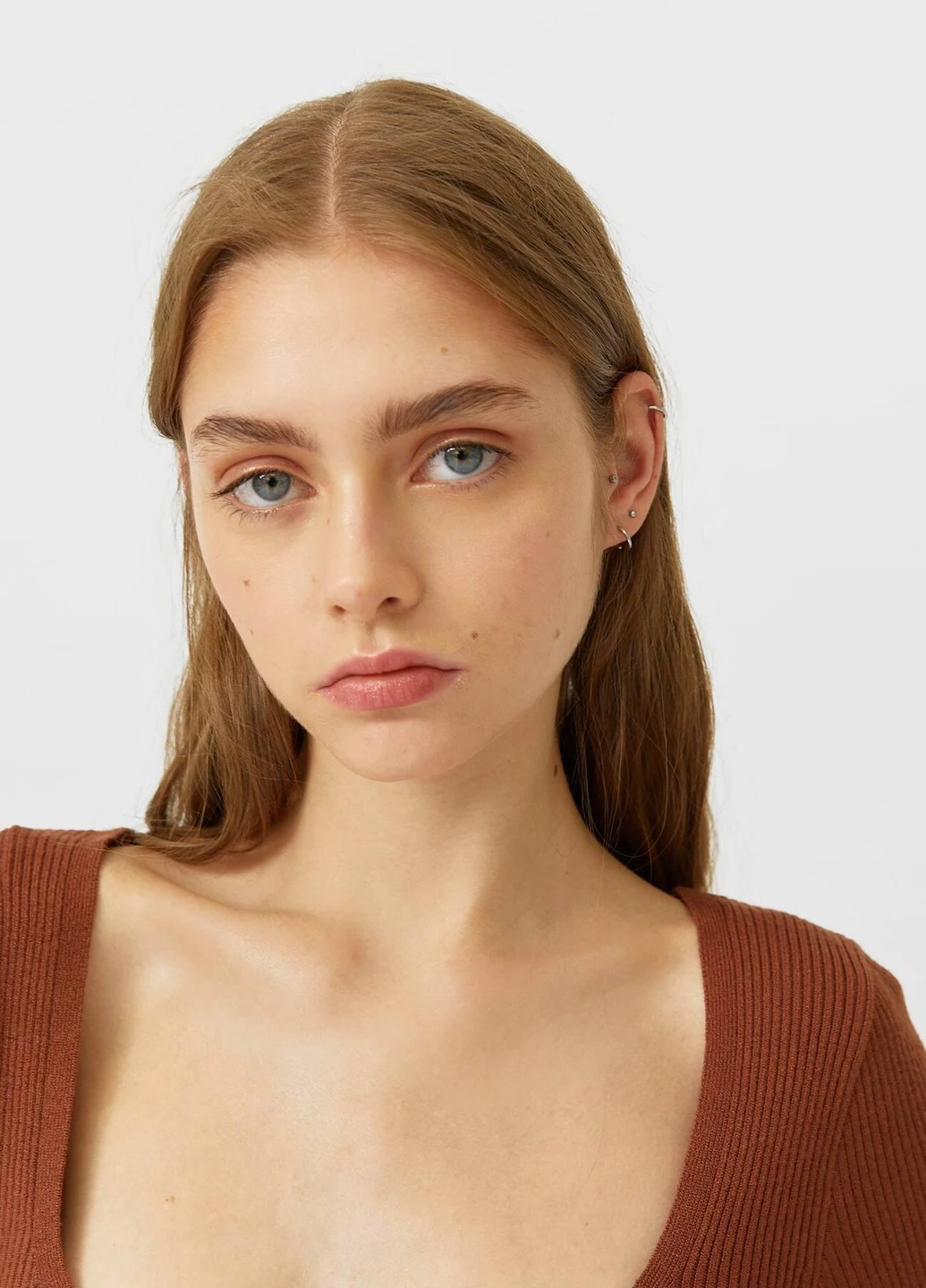 Топ літо,коричневий, Stradivarius (258574970)