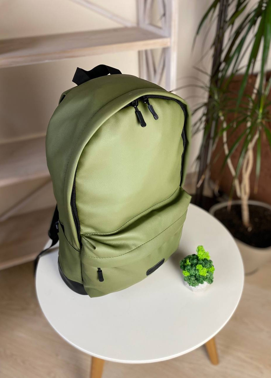 Женский зеленый рюкзак портфель стильный городской водоотталкивающий SG (258459142)