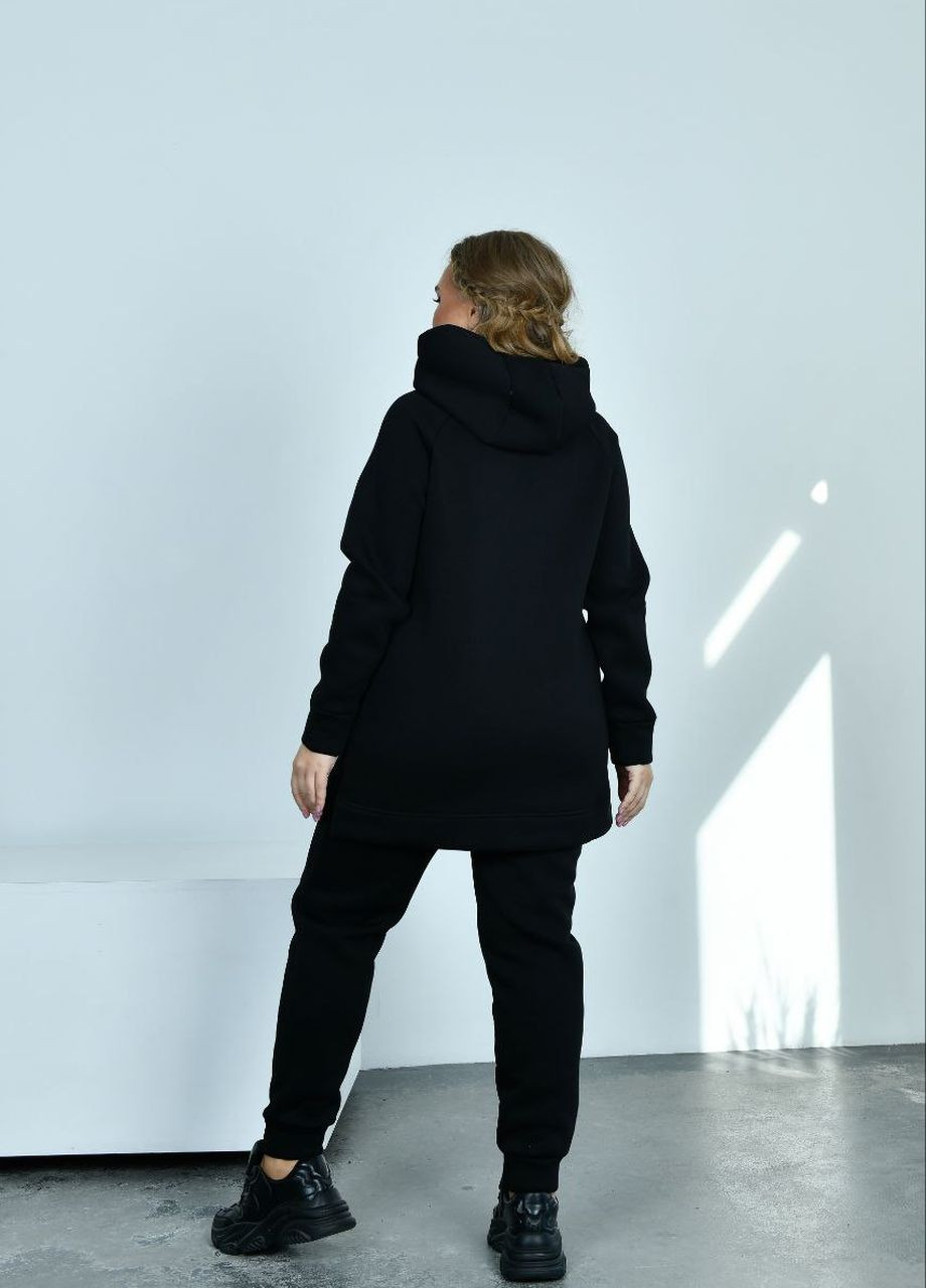 Женский теплый прогулочный костюм черного цвета р.52 444930 New Trend (267966363)