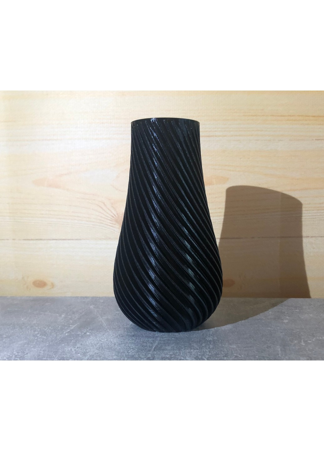 Декоративная, тонкостенная ваза «Спираль» ЗаСвіт (261555554)