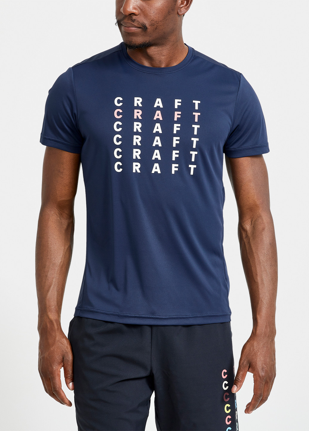 Синяя мужская футболка Craft Core Charge Tee