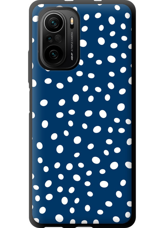 TPU черный чехол 'Горошек v3' для Endorphone Xiaomi Poco F3 (258086040)