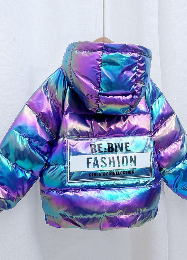 Фіолетова демісезонна куртка демісезонна для дівчинки 7189 130 см фіолетовий 68408 DobraMAMA