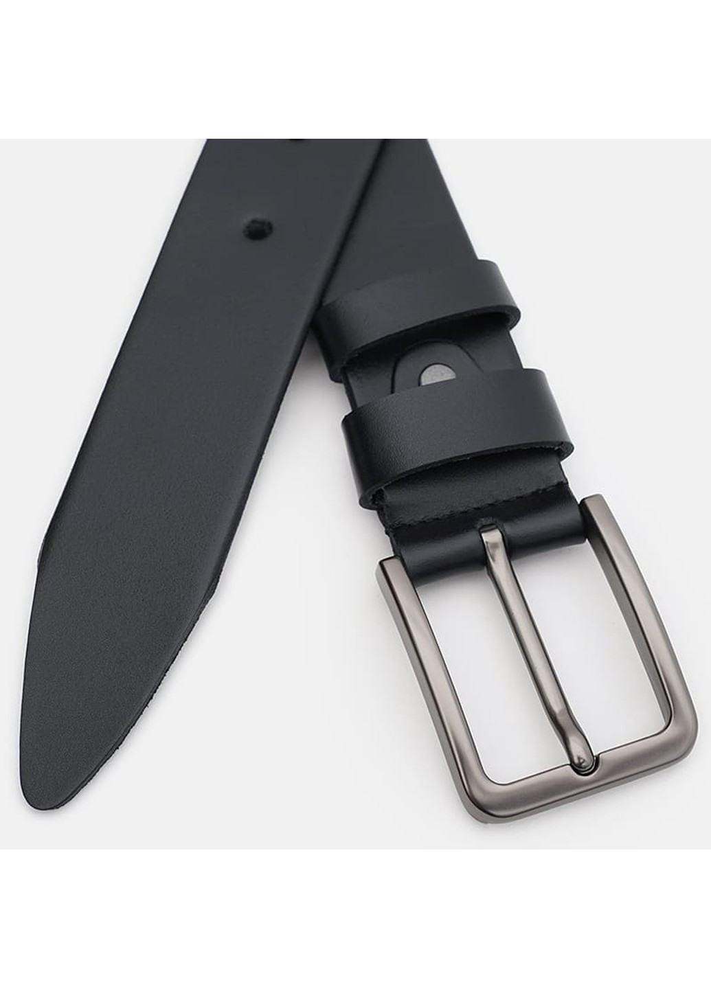 Чоловічий шкіряний ремінь 125vfx82-black Borsa Leather (274535803)