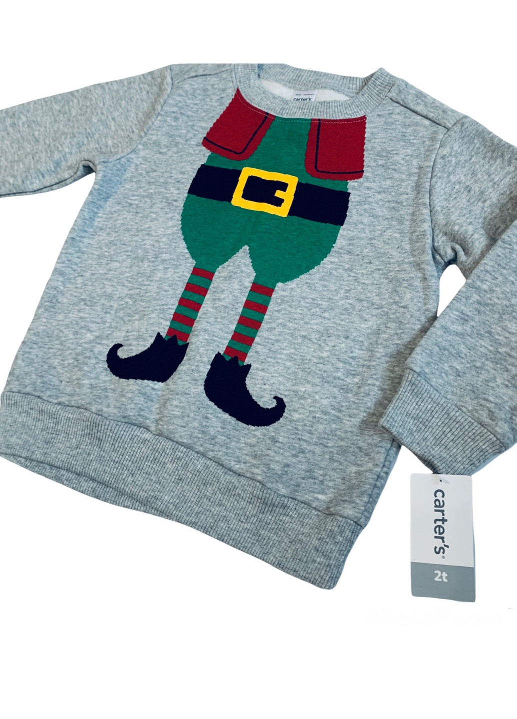 Carter's світшот сірий трикотаж, поліестер