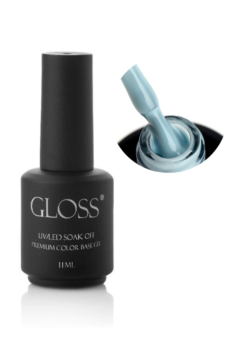 Цветная база GLOSS Color Base Gel Illinois, 11 мл Gloss Company кольорова база (269119920)