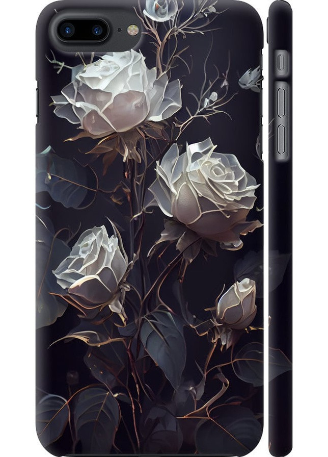 3D пластиковый матовый чехол 'Розы 2' для Endorphone apple iphone 8 plus (258172343)