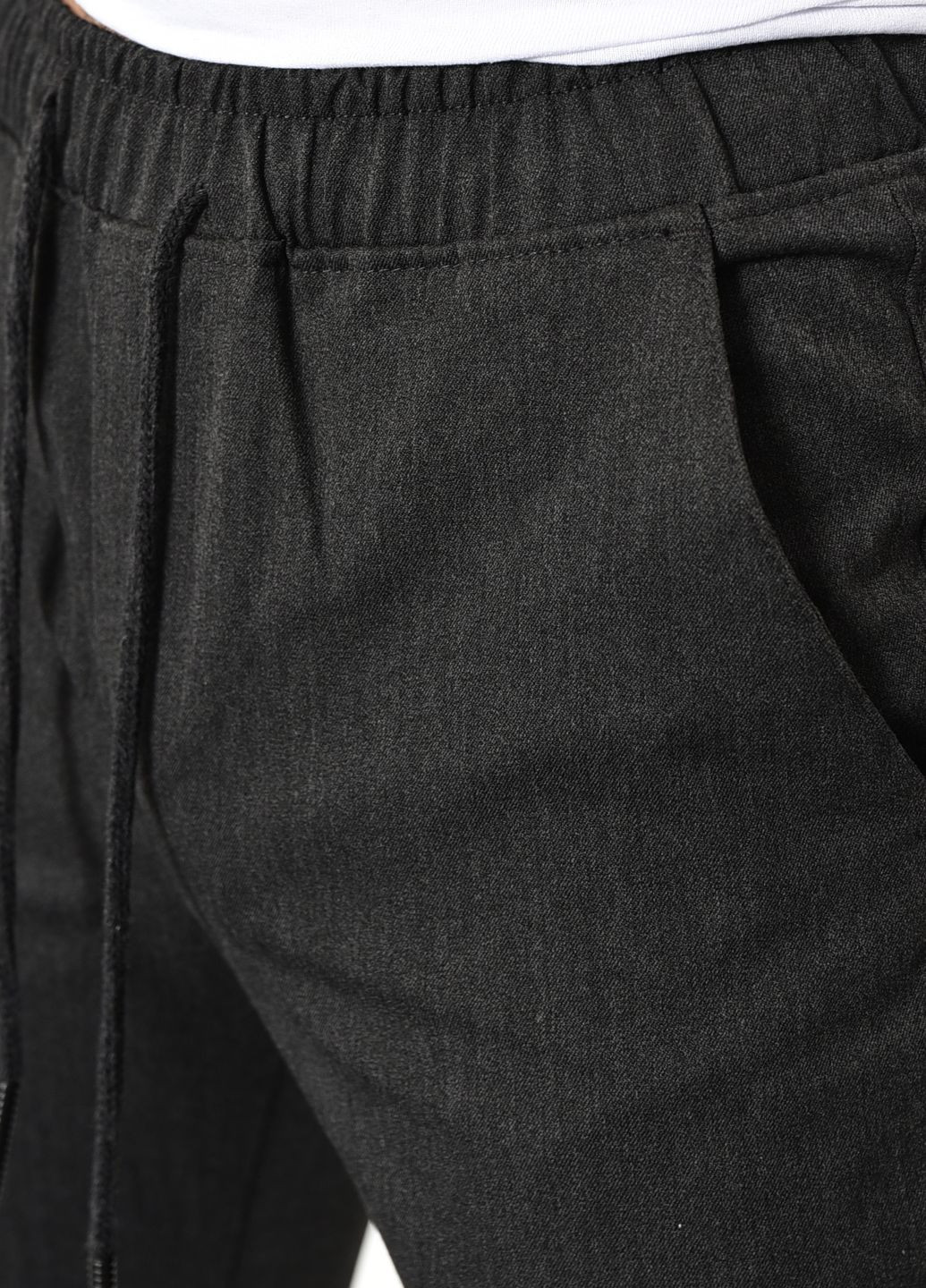 Штани чоловічі класичні темно-сірого кольору Let's Shop (277962802)