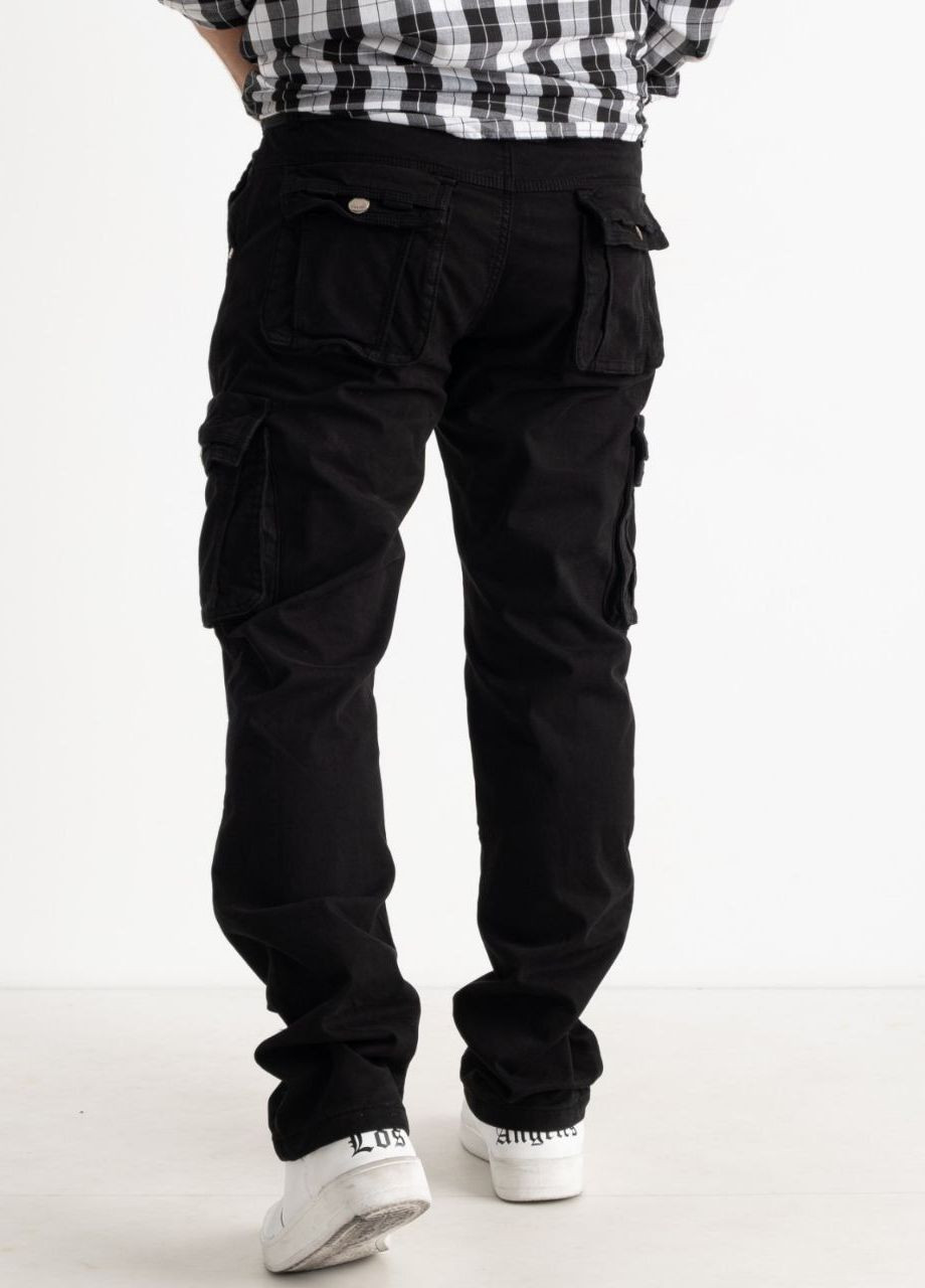 Черные повседневный демисезонные карго брюки Garna