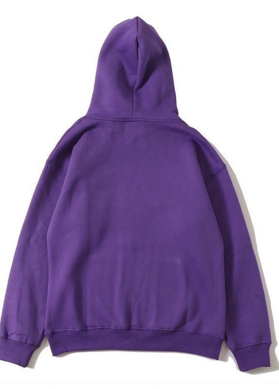 Теплый худи purple shine на флисе Stussy (276972874)