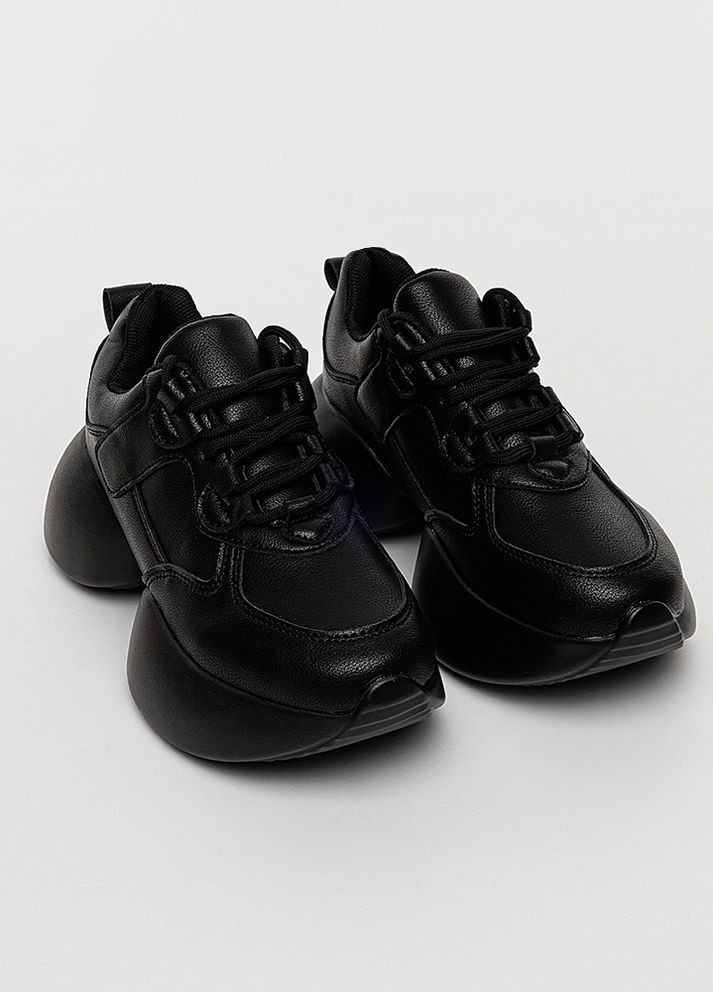 Чорні осінні жіночі кросівки колір чорний цб-00229789 Ailaifa