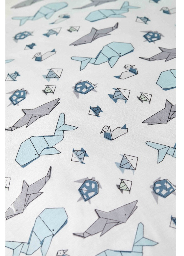 Постельное белье - Shark yesil 2020-2 зеленый ранфорс подростковое Karaca Home (258261002)