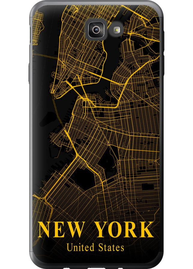 Силиконовый чехол 'New York v2' для Endorphone Samsung Galaxy J7 Prime (258182261)