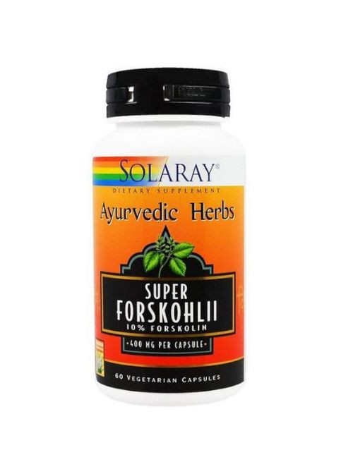 Ayurvedic Herbs, Super Forskohlii 400 mg 60 Veg Caps SOR-64475 Solaray (263945068)