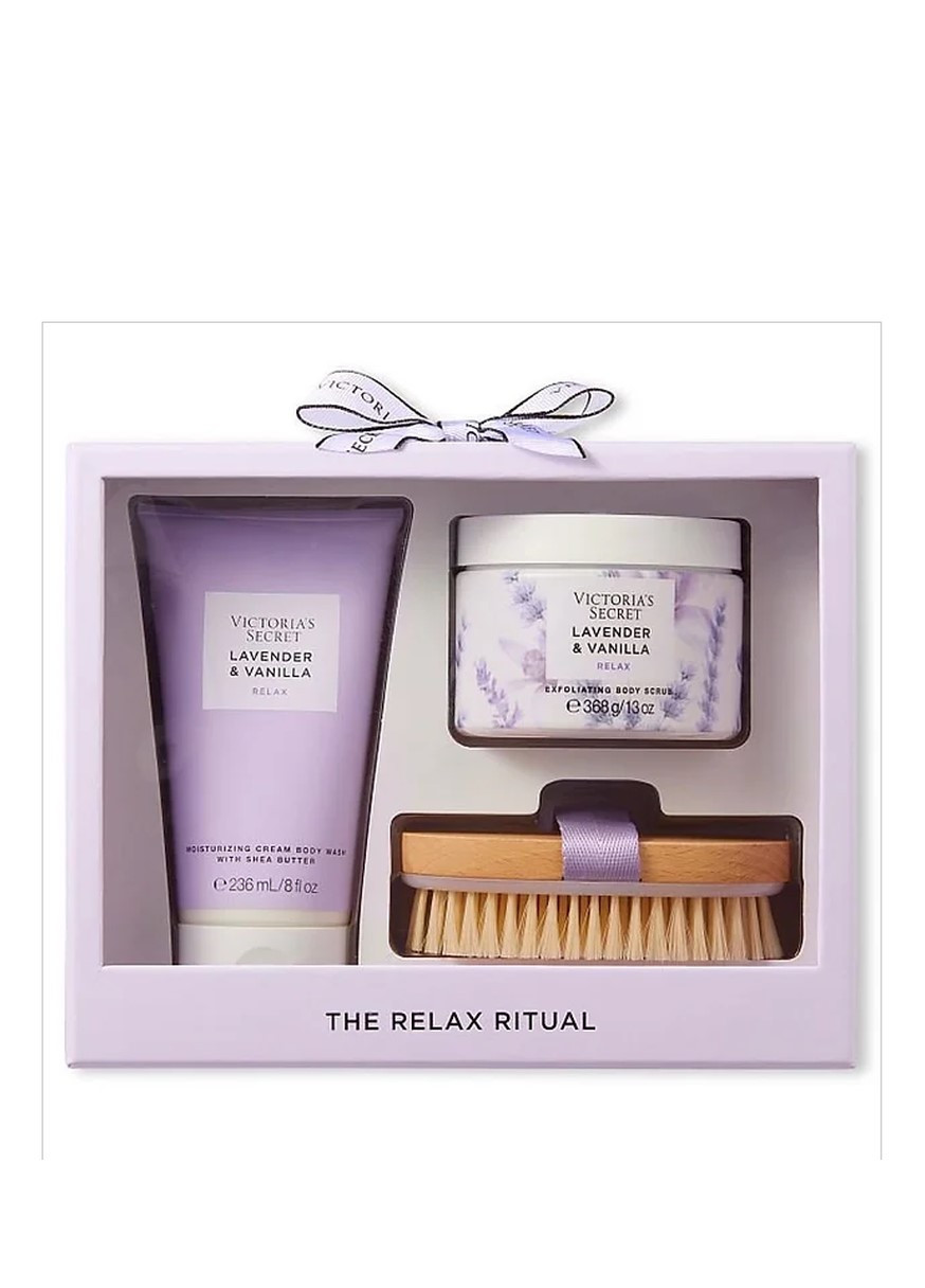 Подарунковий набір для тіла the calm ritual relax lavender & vanilla Victoria's Secret (268218712)