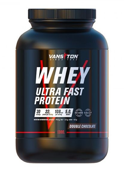 Протеин Ultra Protein 1300 г (Двойной шоколад) Vansiton (275805381)