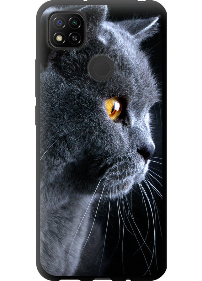 TPU чорний чохол 'Гарний кіт' для Endorphone xiaomi redmi 9c (258087364)