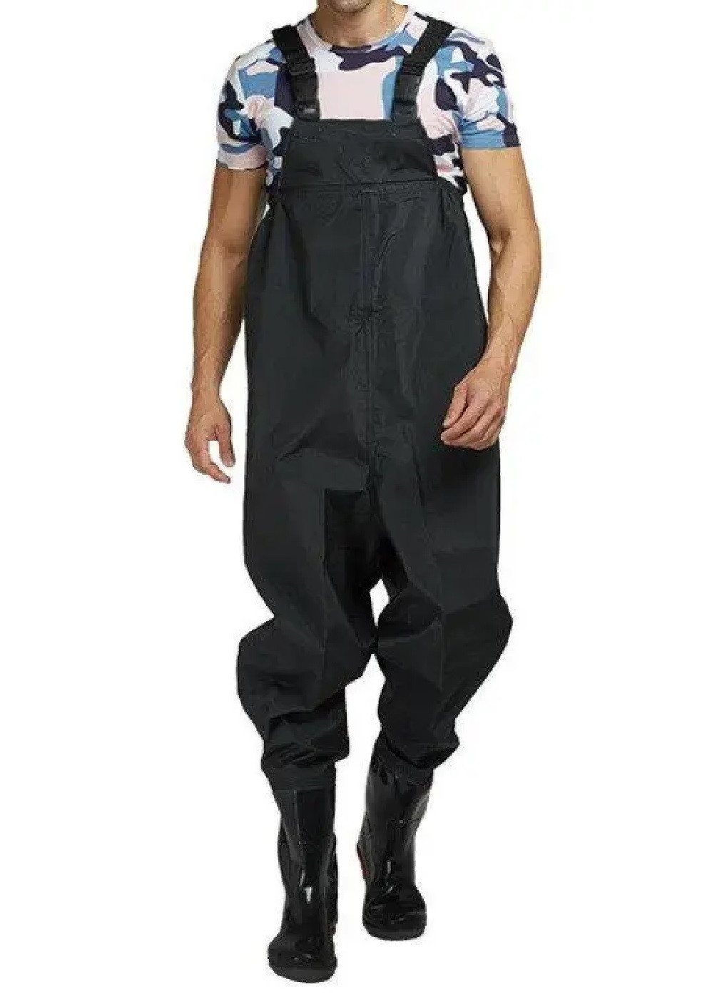 Заброди рибальські одяг для рибалок комбінезон вейдерси з підтяжками 44 розмір (475834-Prob) Чорний Unbranded (272097209)