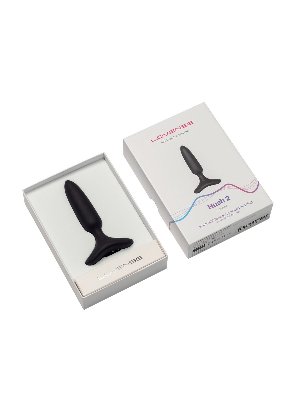 Анальна смарт-вібропробка Hush 2, розмір XS Lovense (269007252)