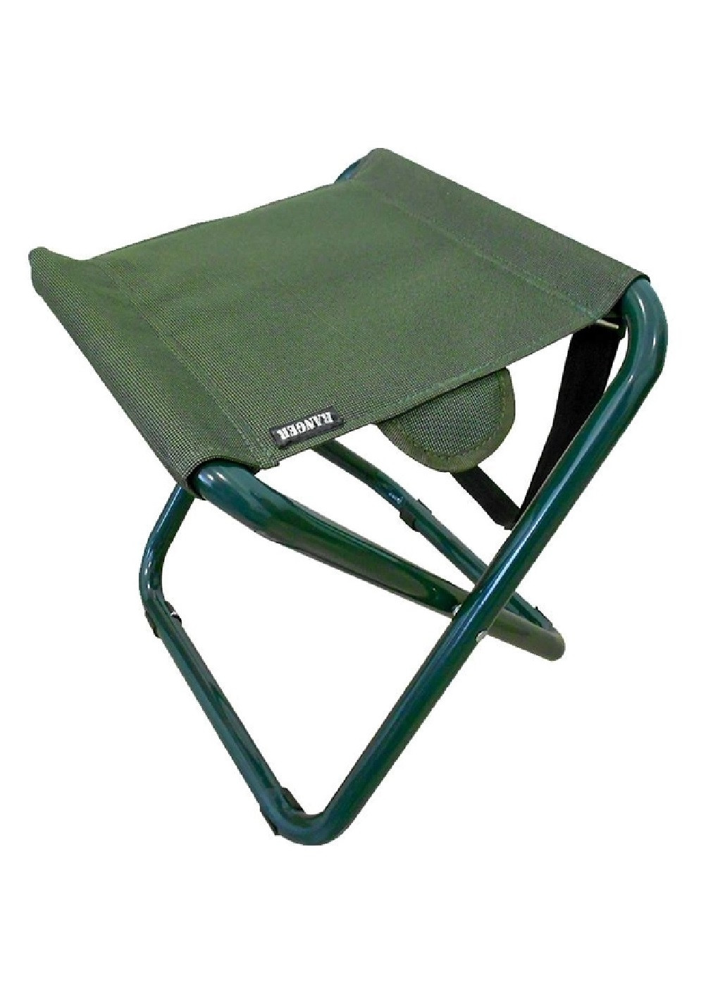 Розкладний легкий стілець без спинки для відпочинку дачі риболовлі туризму кемпінгу 39х33, 5х42 см (475299-Prob) Зелений Unbranded (265391206)