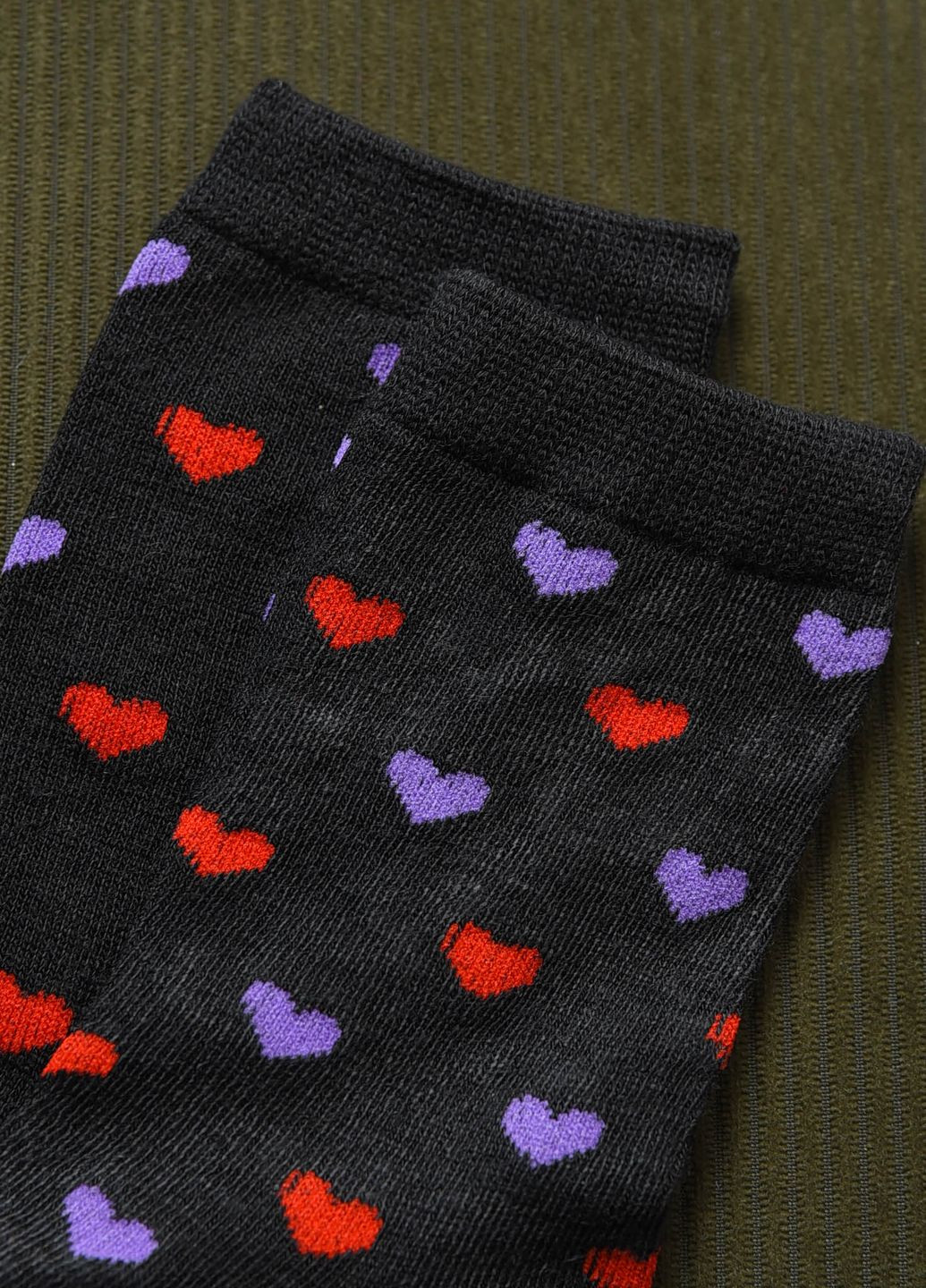 Носки для девочки черного цвета с рисунком Let's Shop (269387514)