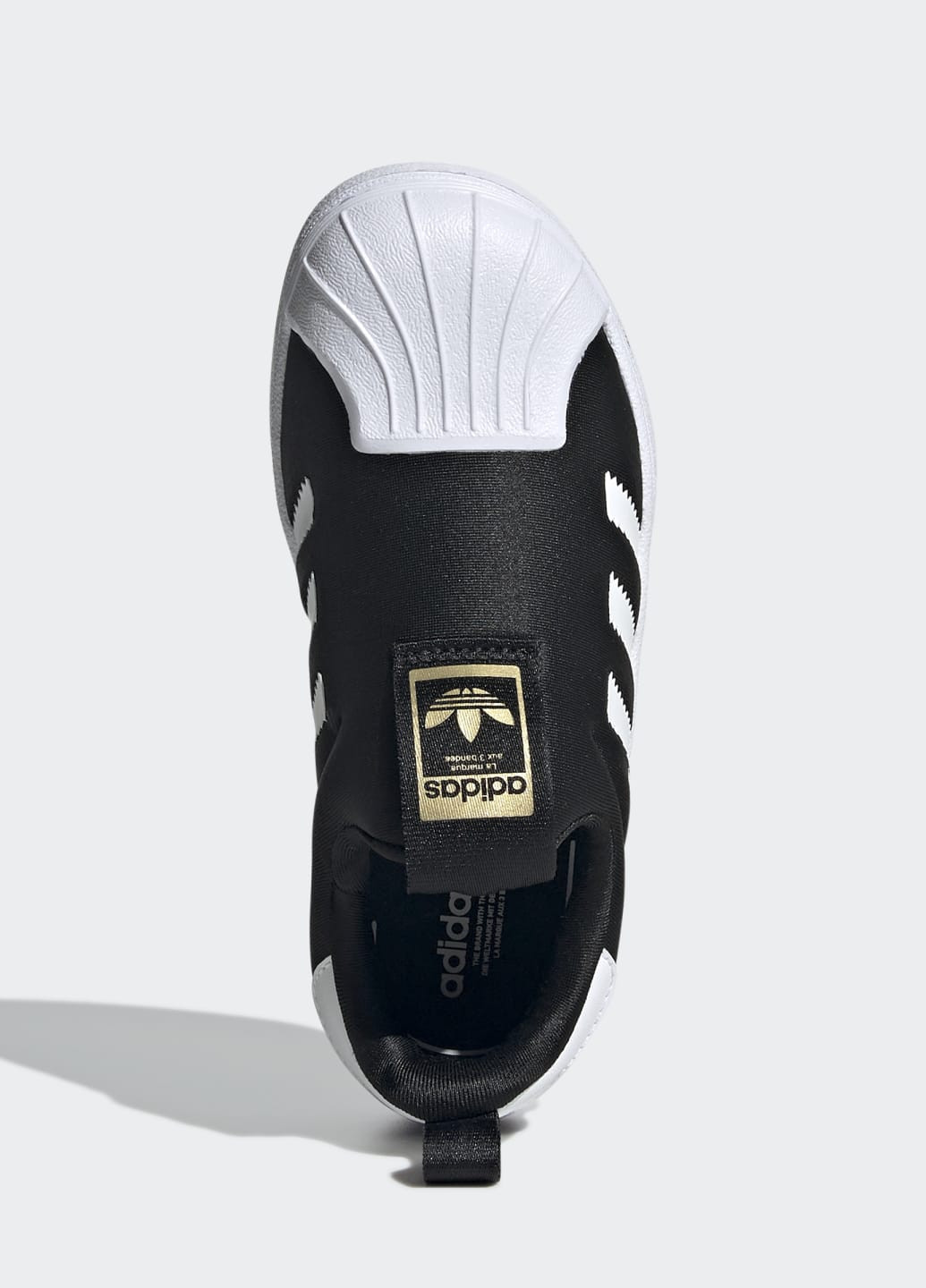 Чорні всесезонні кросівки-сліпони superstar 360 adidas