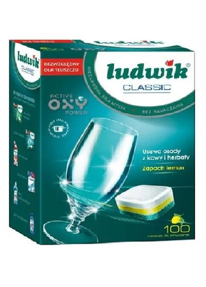 Таблетки для посудомоечных машин Classic Profi 100 шт Ludwik (276385776)