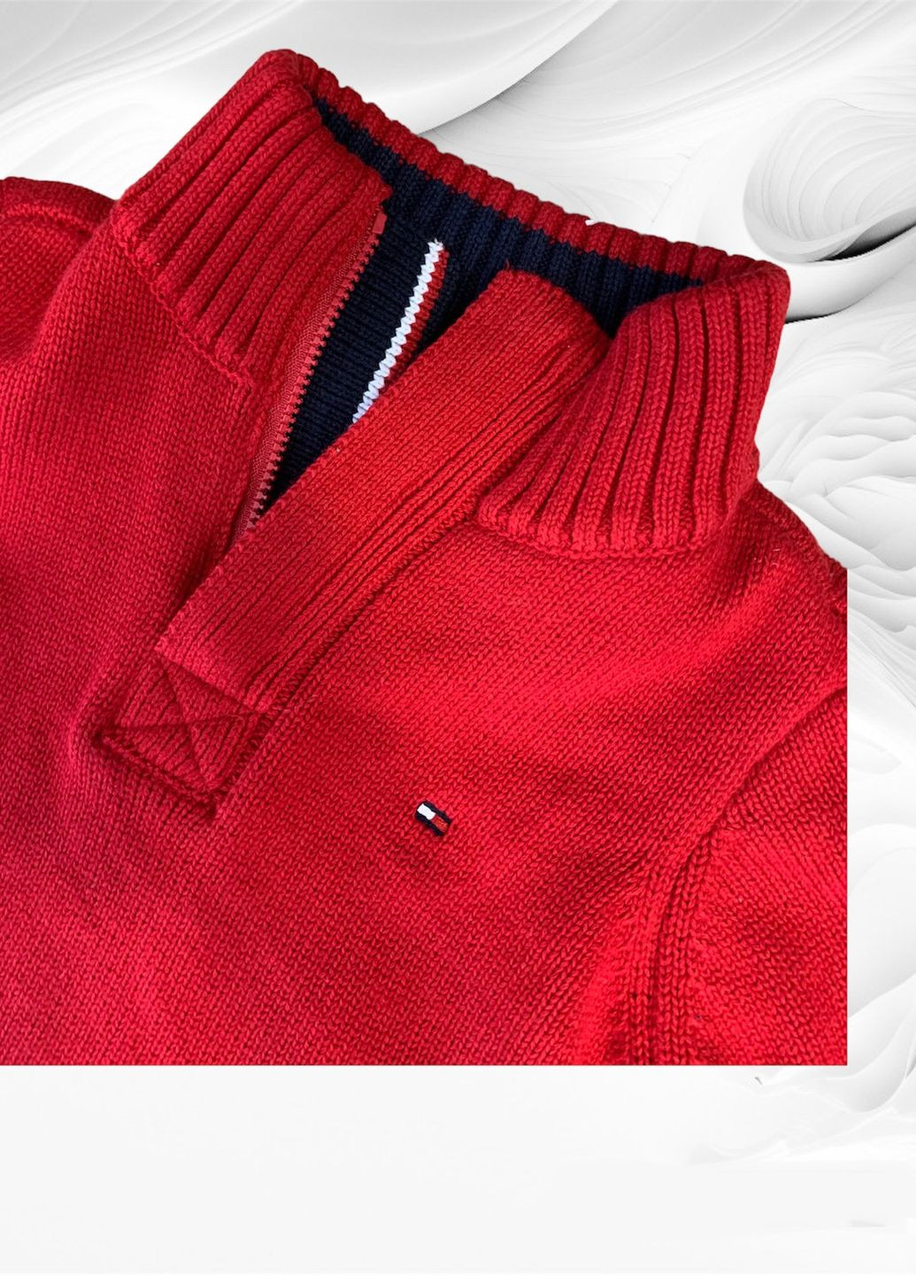 Красный свитер Tommy Hilfiger